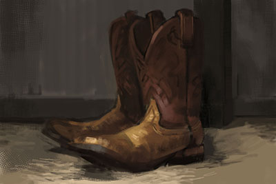 Roll With It: Modern Leather Boots card illustration